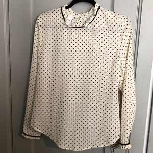 White long sleeve blouse